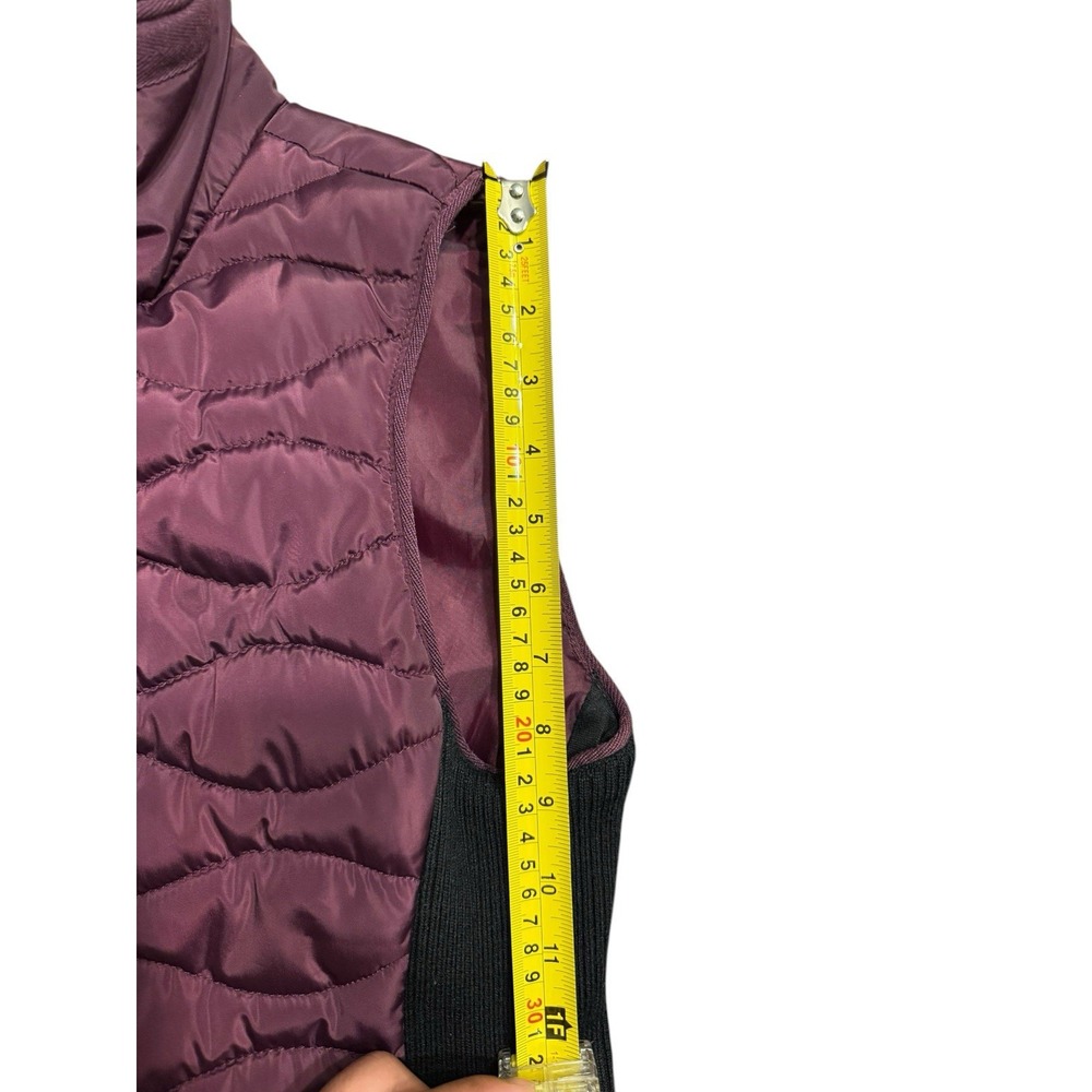 Calvin‎ Klein Performance Puffer Vest Women's Size Medium Purple Quilted Zip - Picture 11 of 11